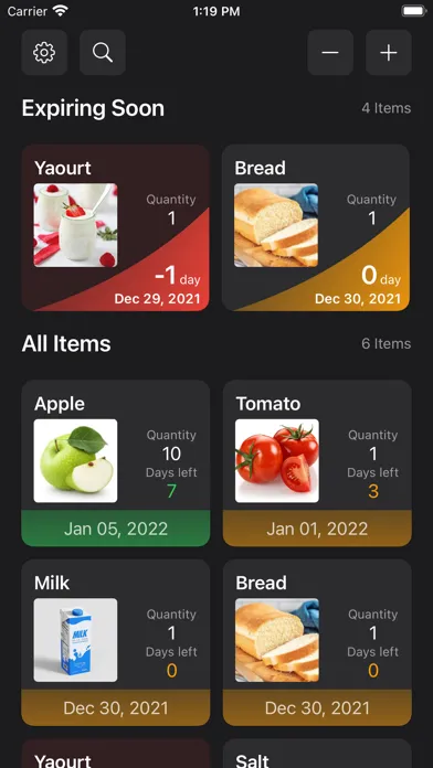 Fed Tracker -  Expiry Dates スクリーンショット