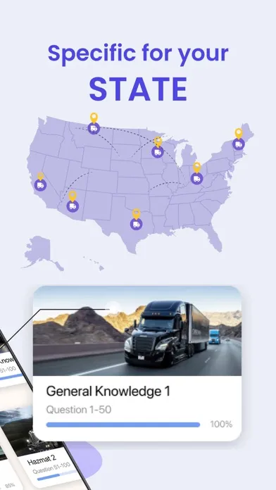 CDL Prep Test 2024: Drivers ed سکرین شاٹس