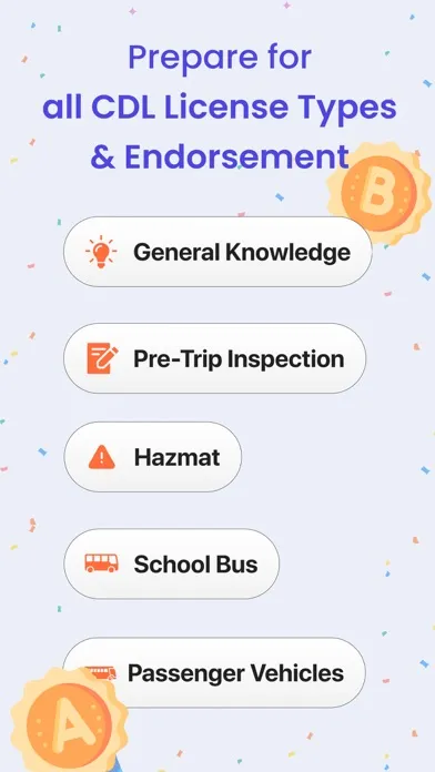 CDL Prep Test 2024: Drivers ed سکرین شاٹس