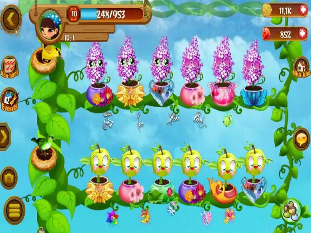 Captures d'écran de Vuon Treo Babylon-game nong trai iPad 