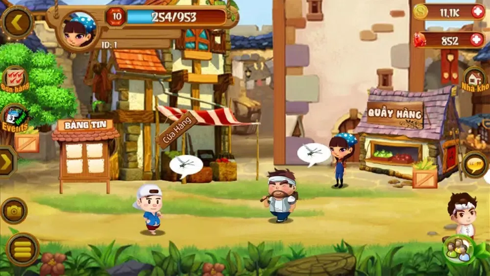 Captures d'écran de Vuon Treo Babylon-game nong trai