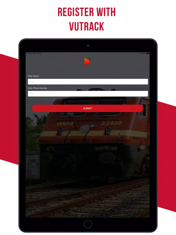 Screenshot di VuTrack iPad 