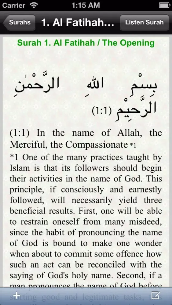 Capturas de pantalla de Holy Quran English