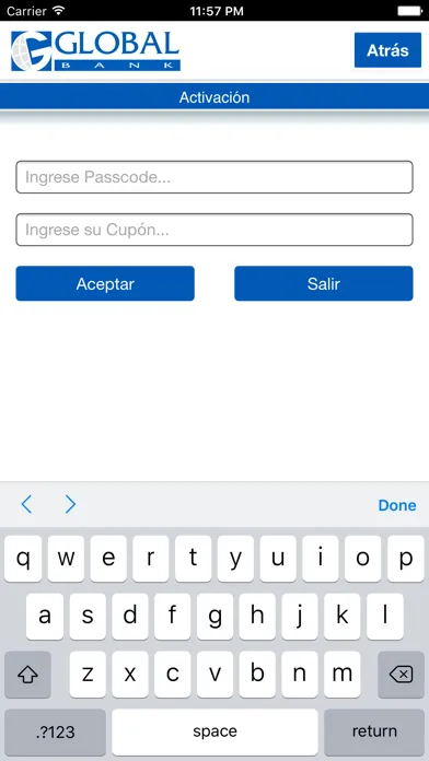 Tangkapan layar Global Token