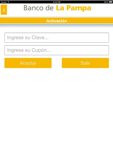 Screenshot di TokenBLP iPad 