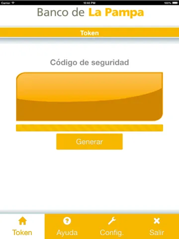 Screenshot di TokenBLP iPad 