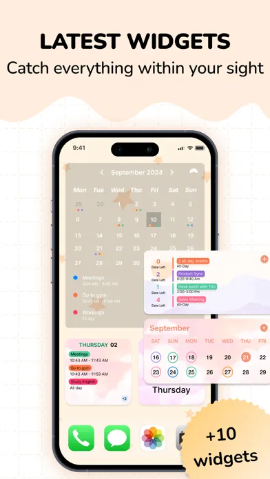 Zrzuty ekranu Cute Calendar : Agenda Planner