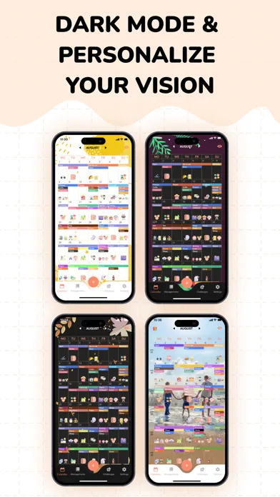 Zrzuty ekranu Cute Calendar : Agenda Planner