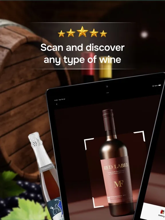 Zrzuty ekranu Wine Identifier Wine Scanner iPad 