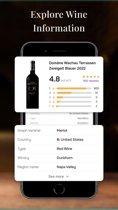 Zrzuty ekranu Wine Identifier Wine Scanner