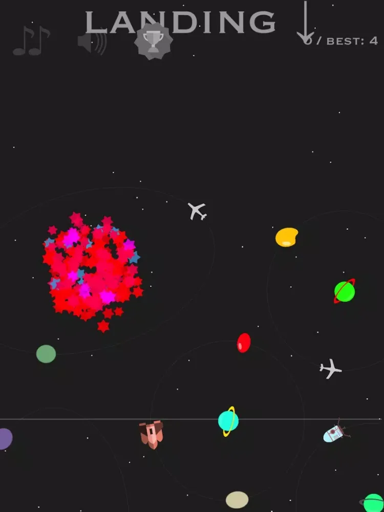 Скриншоты Landing from Space iPad 