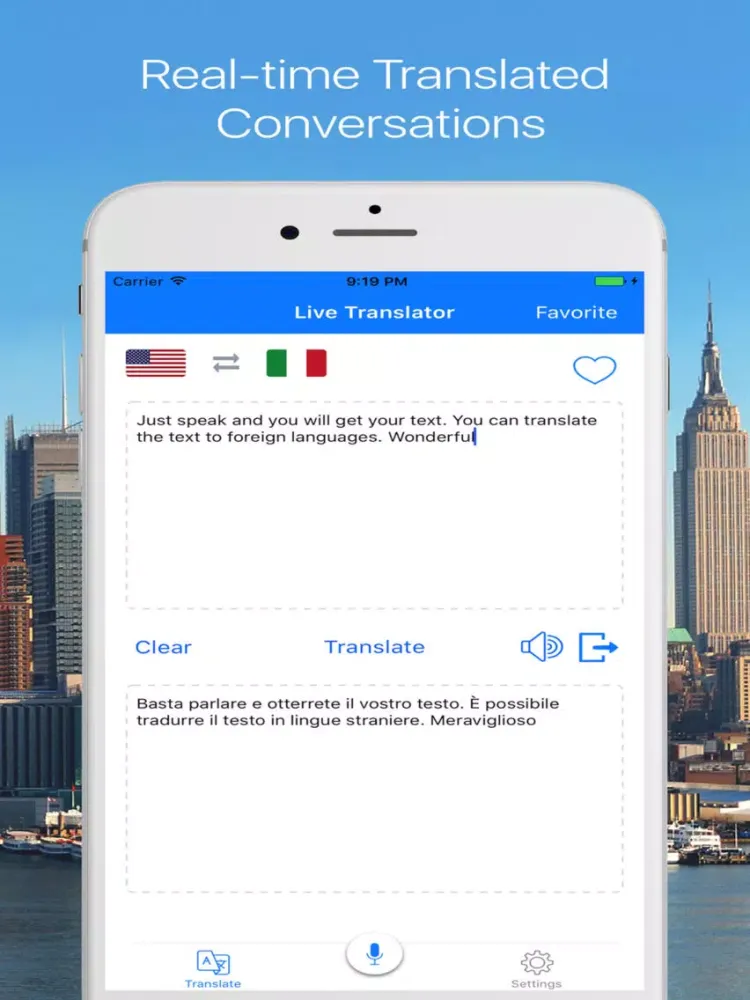 Zrzuty ekranu Speech To Text Translator Live iPad 