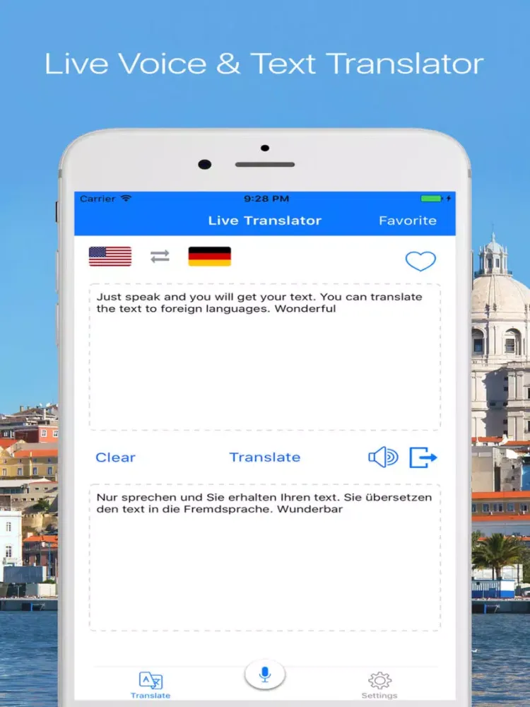 Zrzuty ekranu Speech To Text Translator Live iPad 