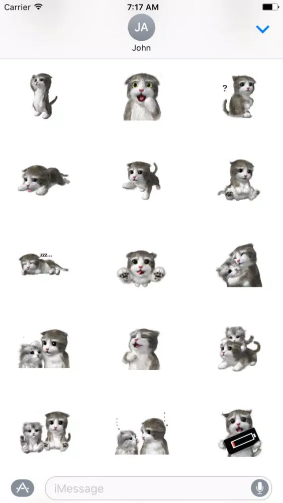 Capturas de pantalla de Cat Cute Sticker