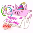 Animals Toilet Paper Stickers