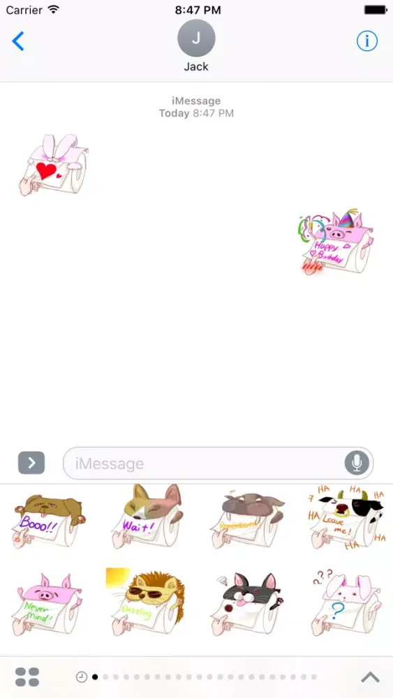 صور Animals Toilet Paper Stickers