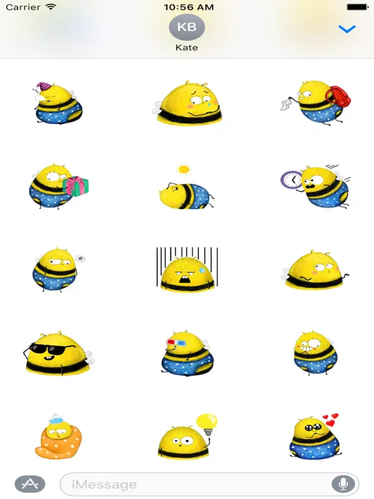 Bee Sticker iPad 应用截图