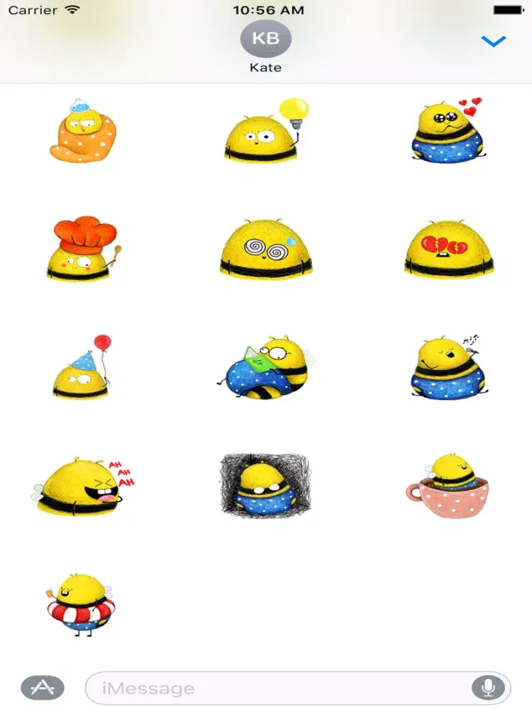 Bee Sticker iPad 应用截图