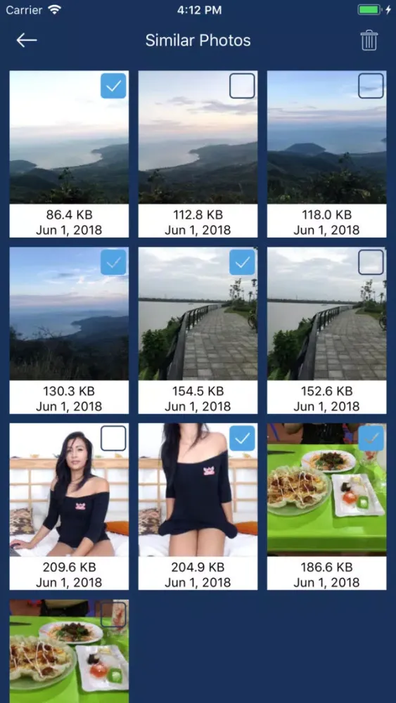 Cleaner: clean duplicate items Screenshots