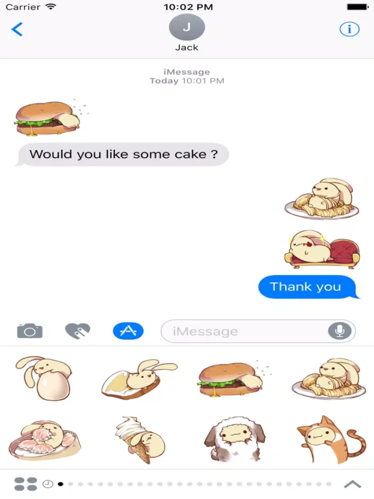 Cute Chip Stickers iPad  سکرین شاٹس