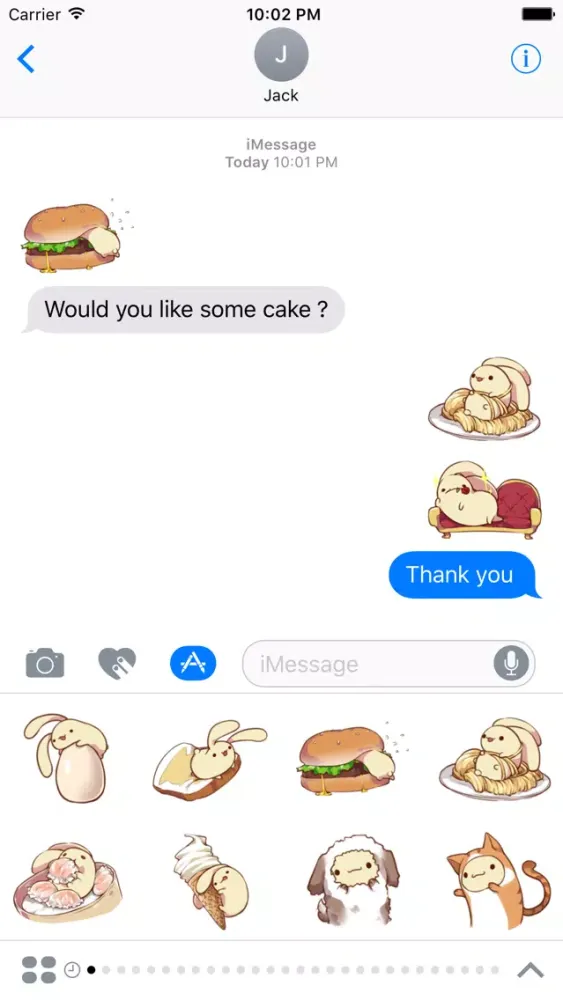 Cute Chip Stickers سکرین شاٹس