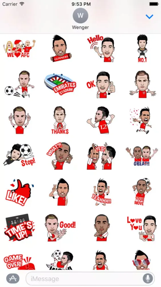 The Gunner Stickers for iMessage スクリーンショット