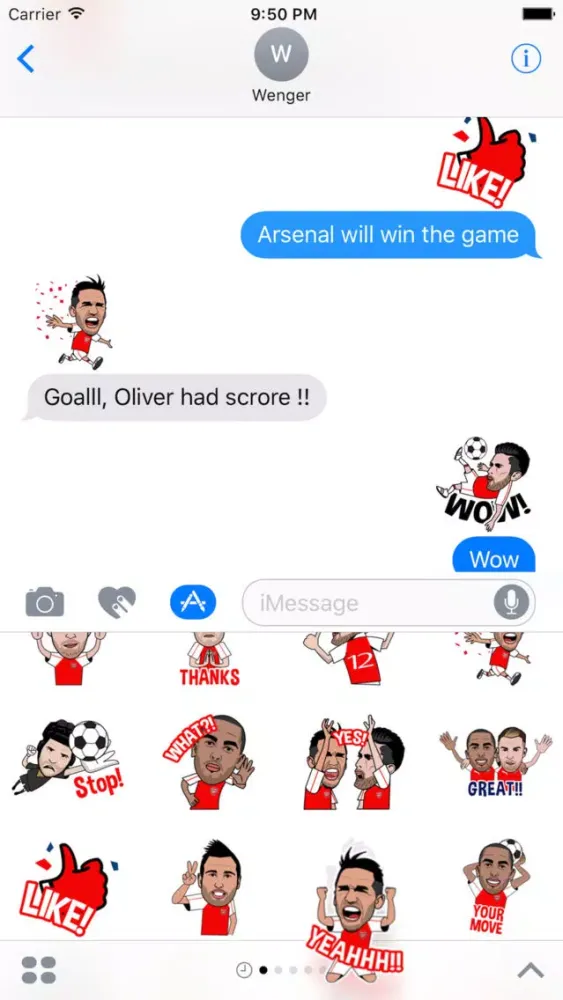 The Gunner Stickers for iMessage スクリーンショット