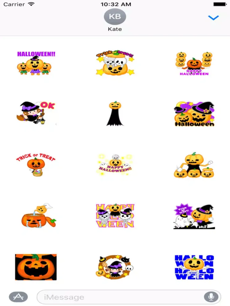 Halloween Sticker - Happy Halloween iPad  Screenshots