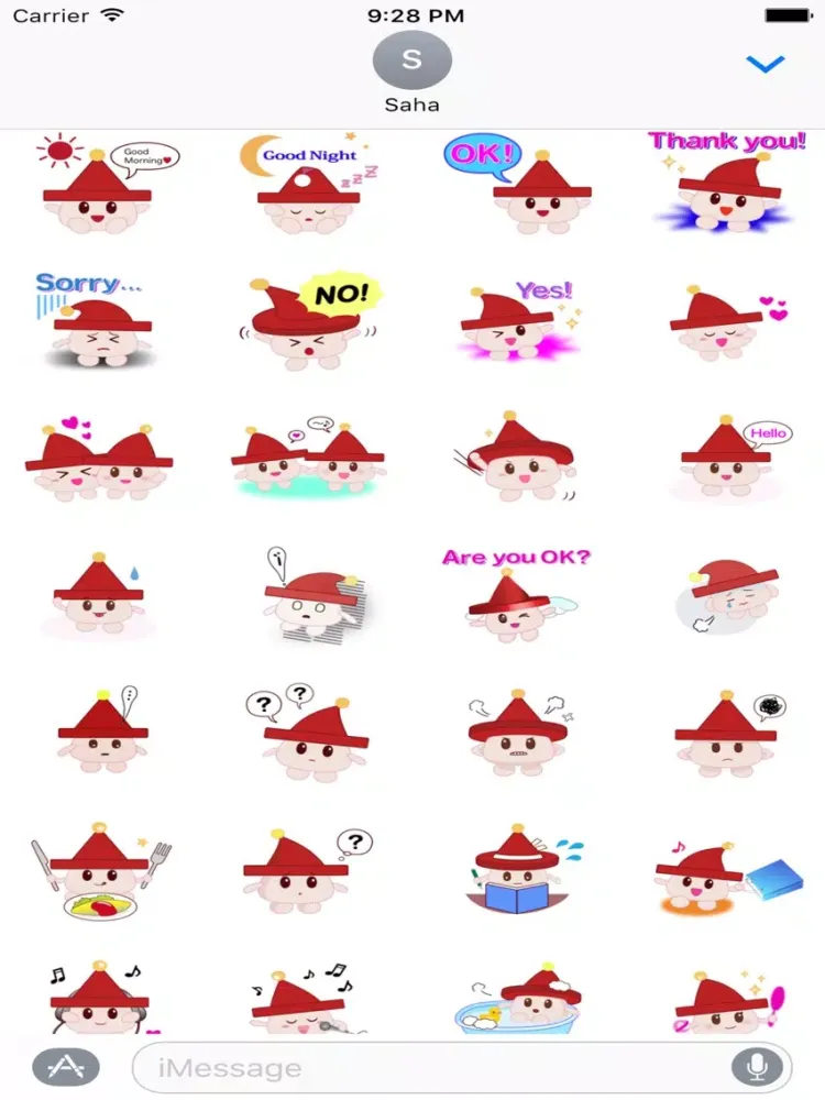 Скриншоты Little Boy Stickers iPad 