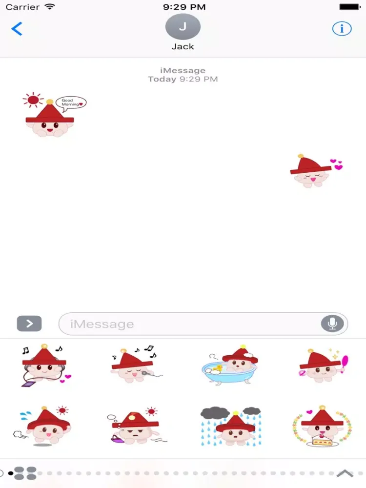 Скриншоты Little Boy Stickers iPad 