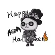 Panda Halloween in Love