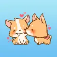 Corgi Dog - Pretty dog stickers