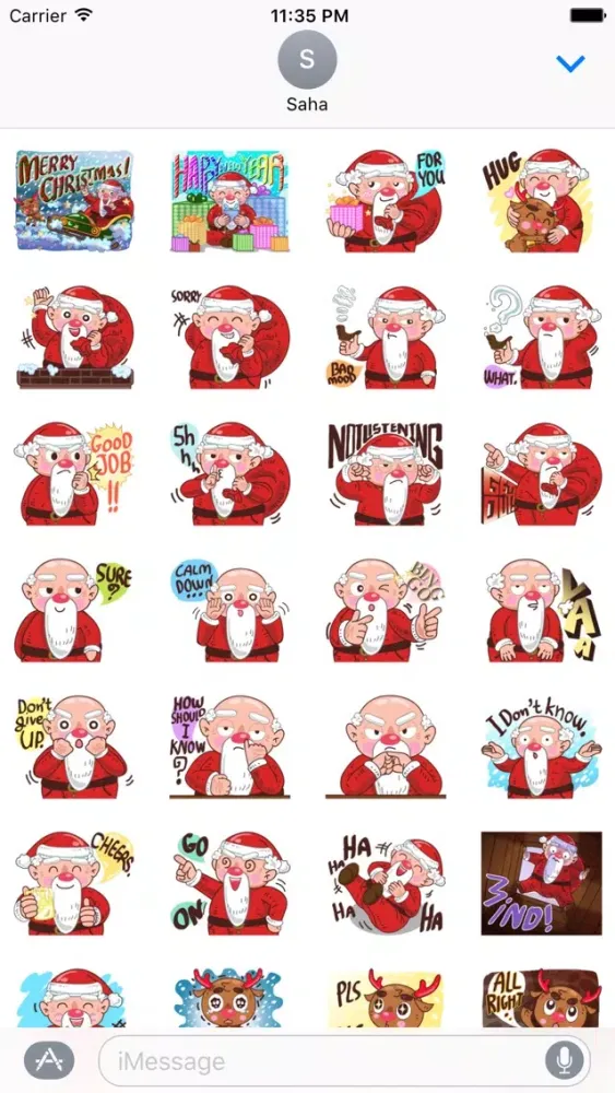 Santa Claus - Merry ChristMas Stickers Vol5 স্ক্রিনশট