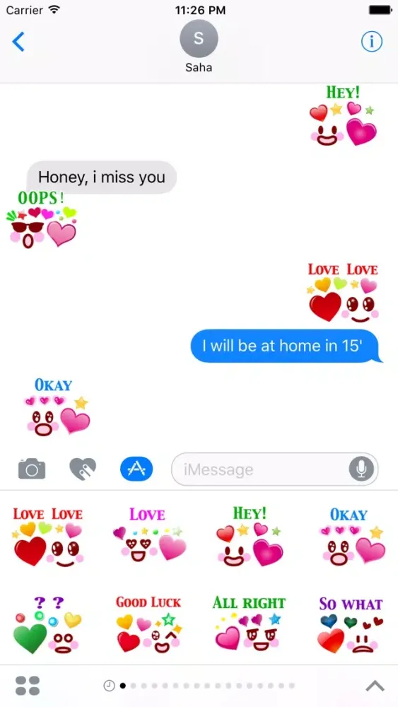 Capturas de pantalla de Say It Stickers Pack