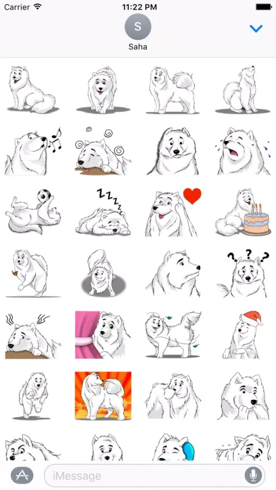 Capturas de pantalla de Snow Dog Stickers