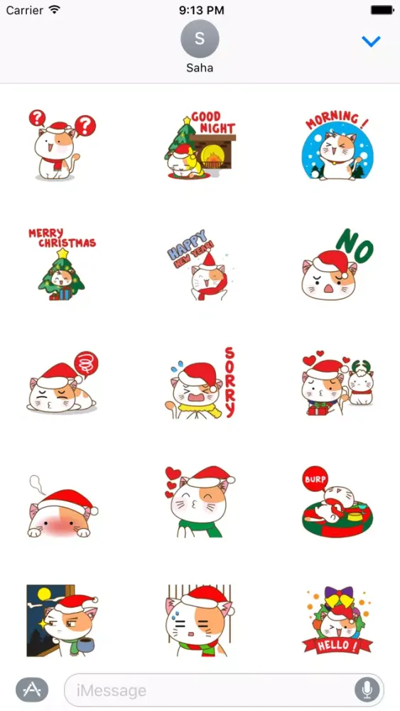 Tangkapan layar Christmas of Pretty Cat