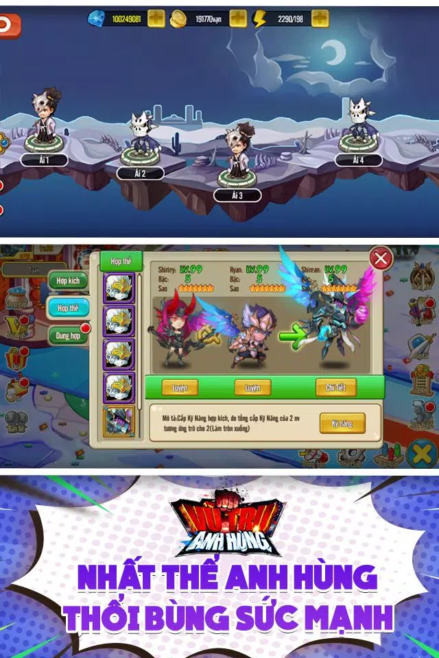Vũ Trụ Anh Hùng Screenshots