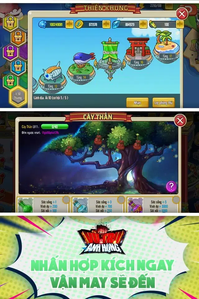Vũ Trụ Anh Hùng Screenshots