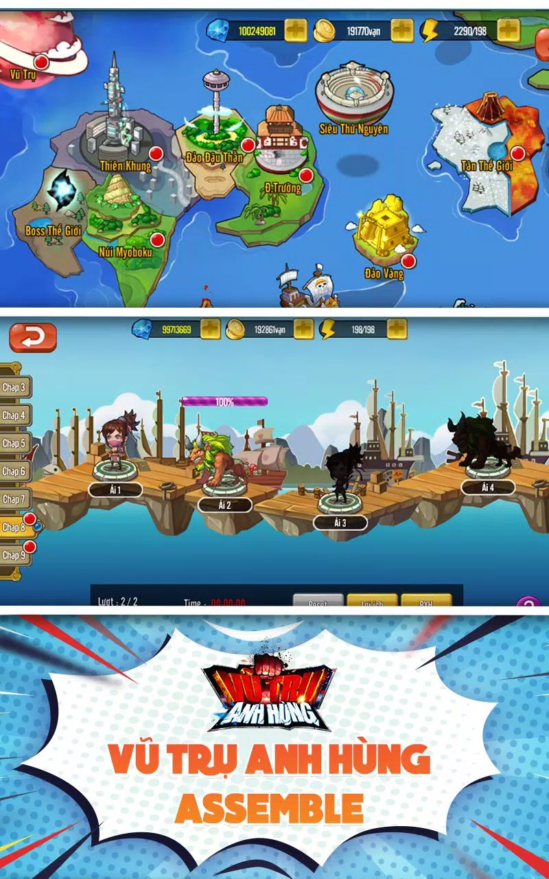 Vũ Trụ Anh Hùng Screenshots
