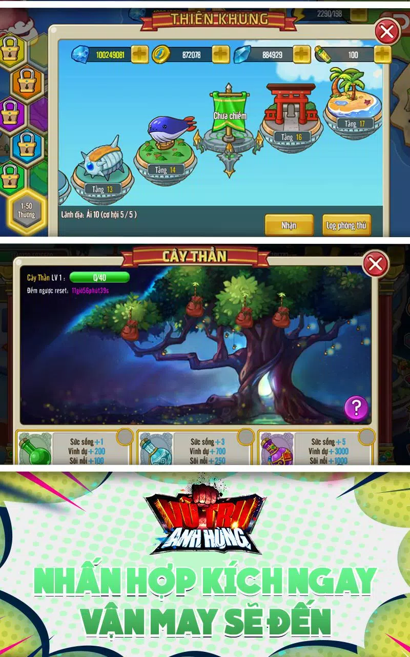 Vũ Trụ Anh Hùng Screenshots