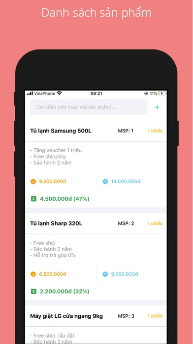 Quản lý kho hàng سکرین شاٹس