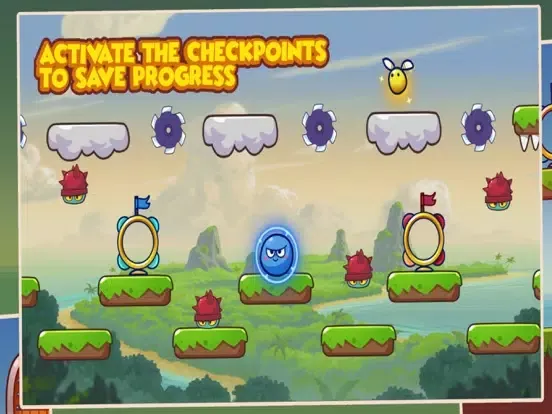 Super Ball Jump: Adventures iPad  스크린샷