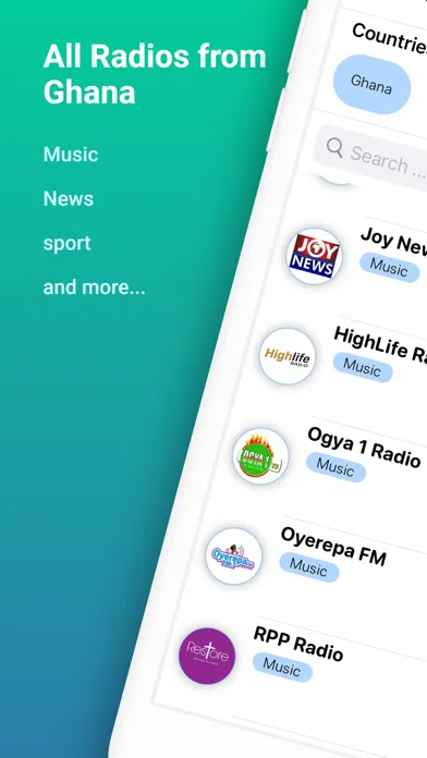 تصاویر Ghana Radio stations - online