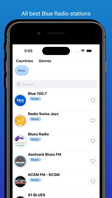 Скриншоты Blues Music Radio Stations FM
