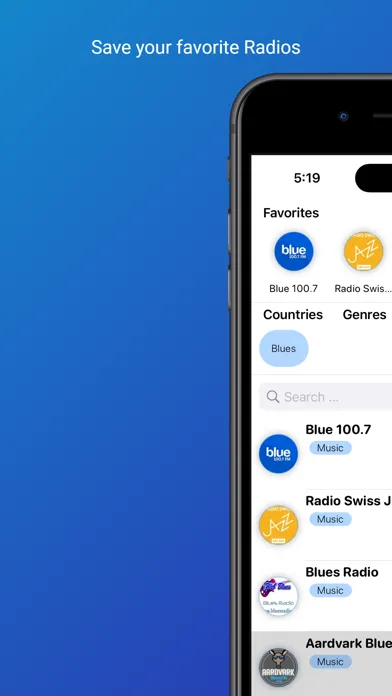 Скриншоты Blues Music Radio Stations FM