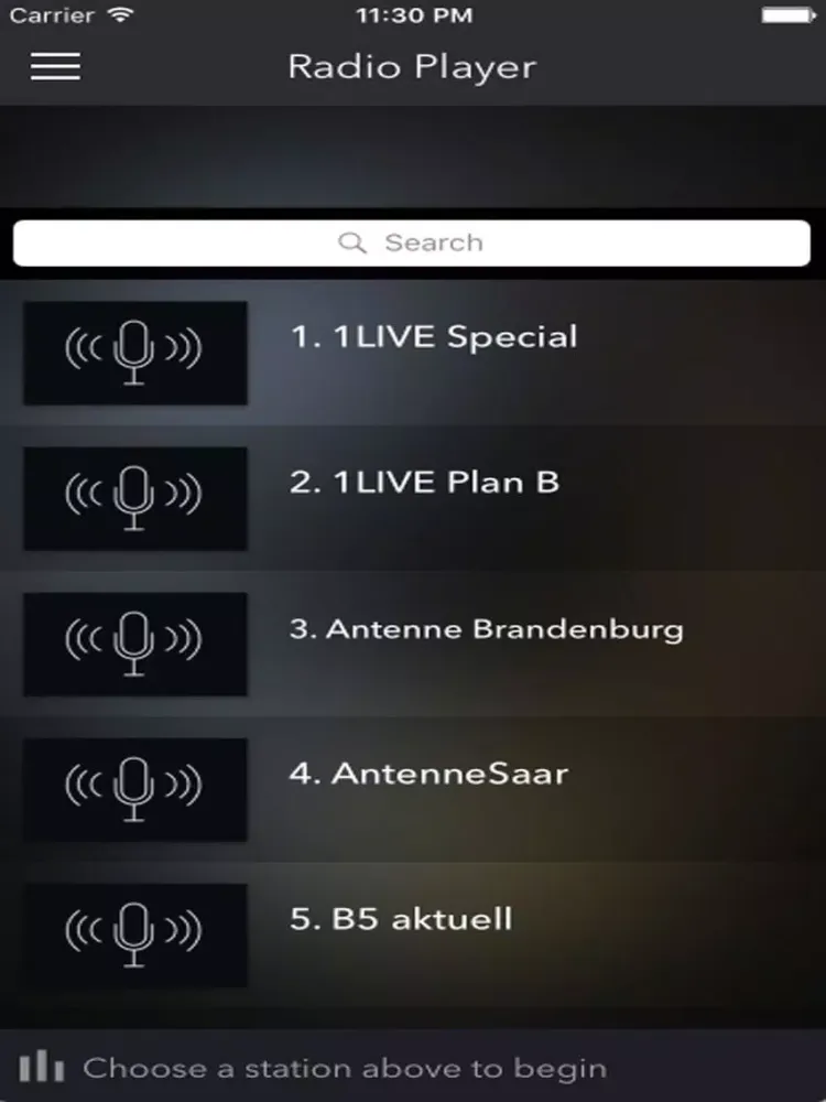 Germany Radios - Music Player iPad  Screenshots