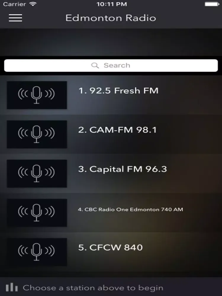 Edmonton Radio Stations iPad  স্ক্রিনশট