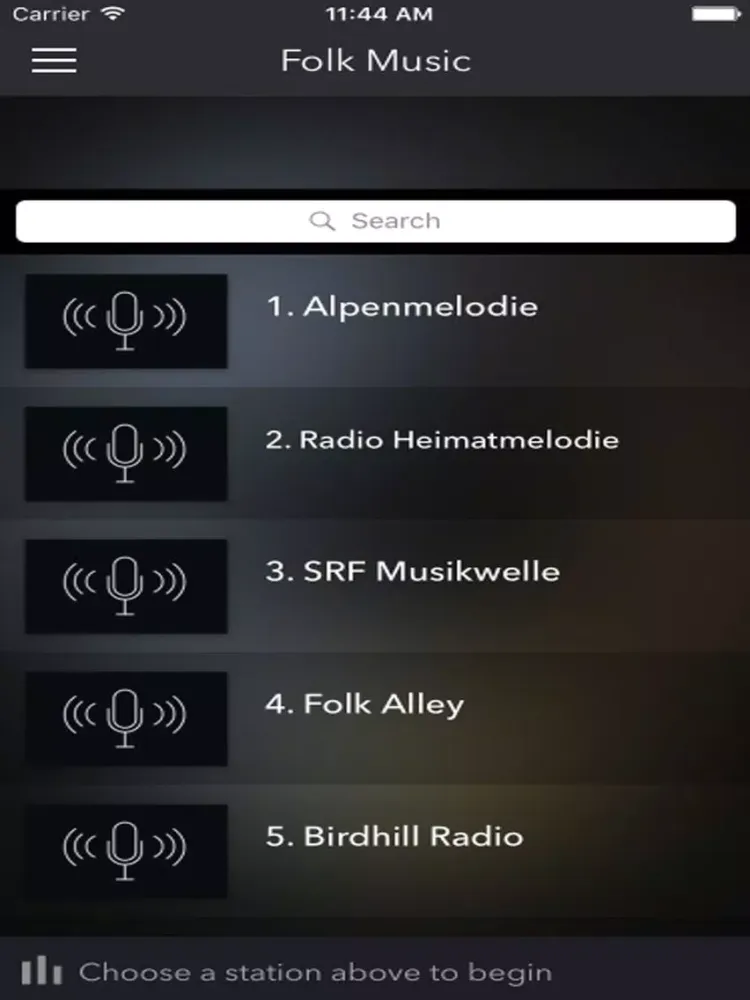 Folk Music Radios - Top Stations Music Player Live iPad  স্ক্রিনশট
