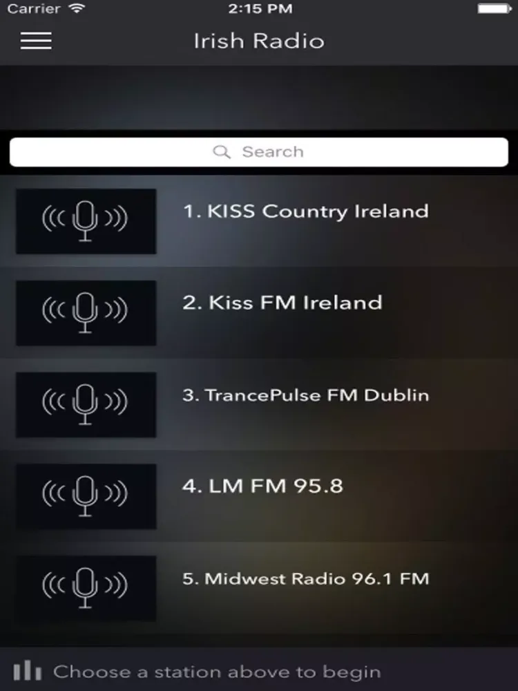 ภาพหน้าจอของ Irish Radios -Ireland Stations iPad 