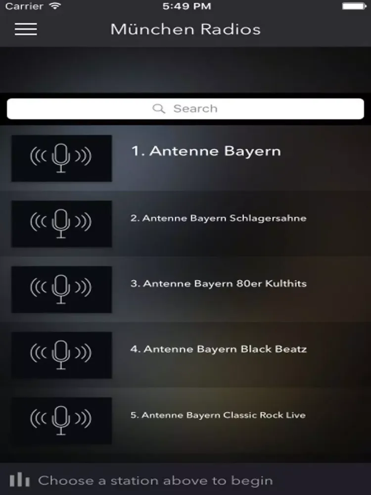 Capturas de tela do München Radios - Top Stationen Musik Player FM iPad 